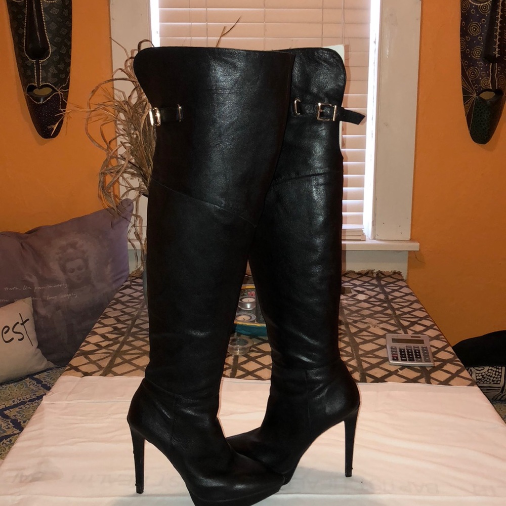 Jessica Simpson Over the Knee Leather Boots